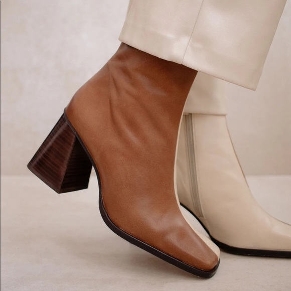 Alohas South Bicolor Boots camel and beige - Picture 4 of 4